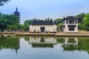 Çin Klasik Bahçeleri 'nin mimari manzarası