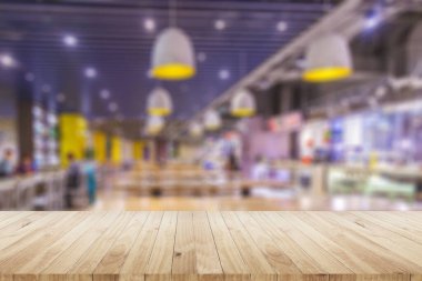 Bulanık restoran arka planı