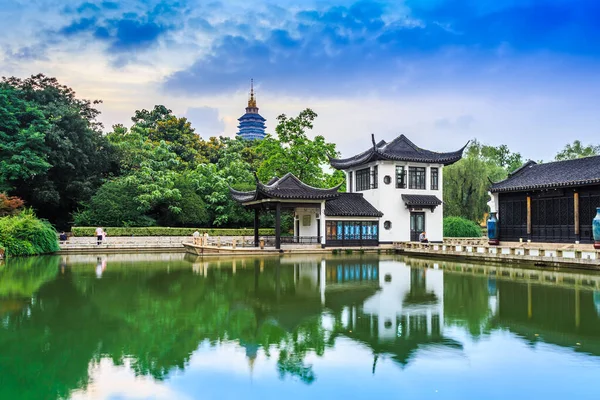 Αρχιτεκτονικό Τοπίο Των Κινεζικών Κλασικών Κήπων — Φωτογραφία Αρχείου