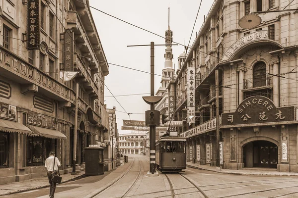 Old Shanghai street architecture