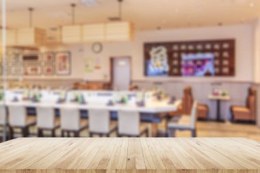 Bulanık restoran arka planı