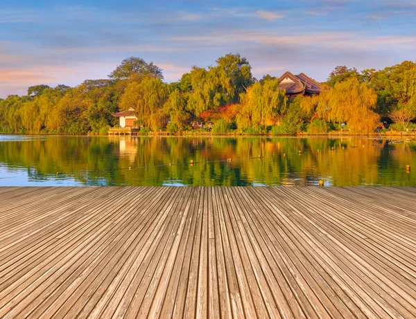 West Lake Schönheit Landschaft Landschaft — Stockfoto