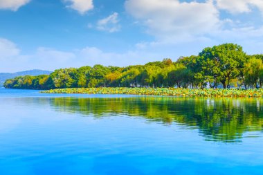 Hangzhou Batı Gölü Güzel manzara