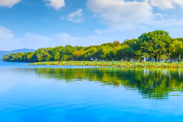 Hangzhou West Lake Piękne Krajobrazy — Zdjęcie stockowe