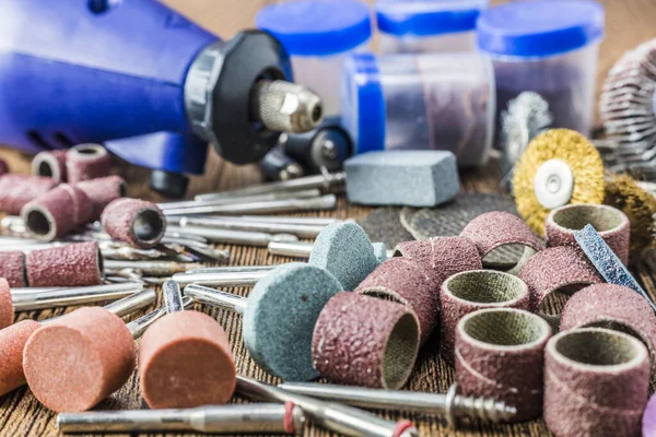 Elektrisch Gereedschap Tech Achtergrond — Stockfoto