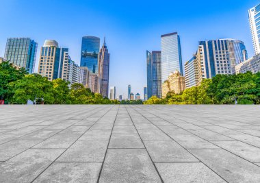  Guangzhou kentsel c 'nin boş kare döşeme umutları