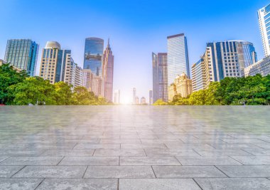  Guangzhou kentsel c 'nin boş kare döşeme umutları