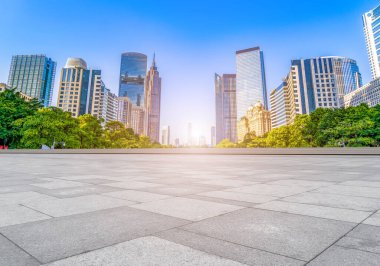  Guangzhou kentsel c 'nin boş kare döşeme umutları