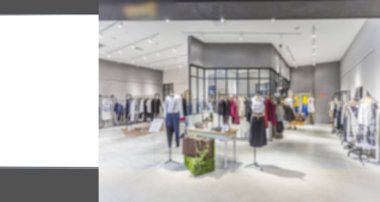 Reklam kutusunun ve bulanık lambanın iç görünümü 