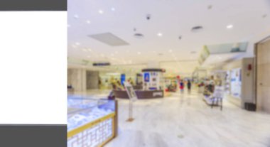 Reklam kutusunun ve bulanık lambanın iç görünümü 