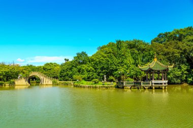 Çin Klasik Bahçeleri 'nin mimari manzarası