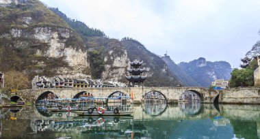 Çin 'in Guizhou kasabası.