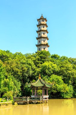 Çin klasik bahçe mimarisi peyzajı