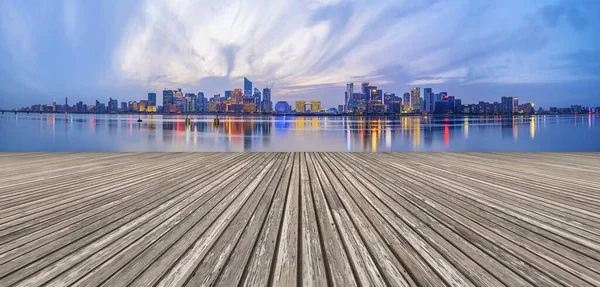 Utsikt Över Skyline Hangzhou Urbana Arkitektoniska Landskap — Stockfoto