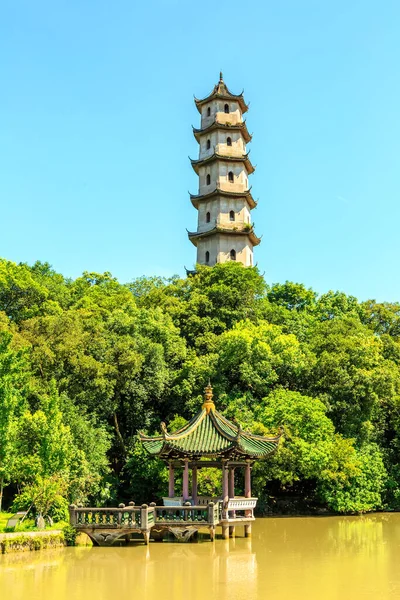 Chinese classical garden architecture landscape pagoda