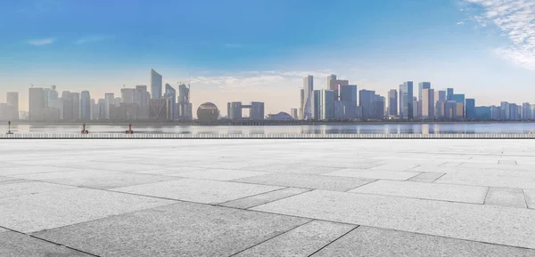 Vista Del Horizonte Del Paisaje Arquitectónico Urbano Hangzhou — Foto de Stock