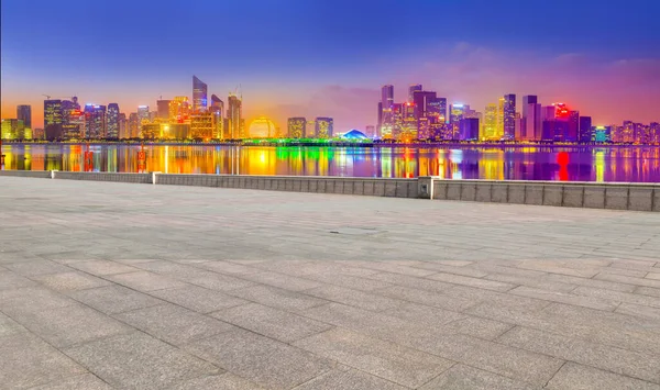 Vista Del Horizonte Del Paisaje Arquitectónico Urbano Hangzhou —  Fotos de Stock
