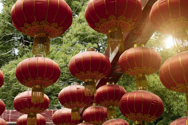 Festival red lanterns in China, Asia