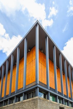 Çin 'de modern yapı cephesi