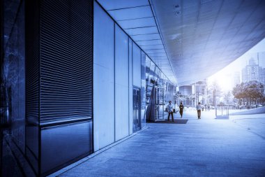 Çin 'in kentsel şehrinde modern mimari