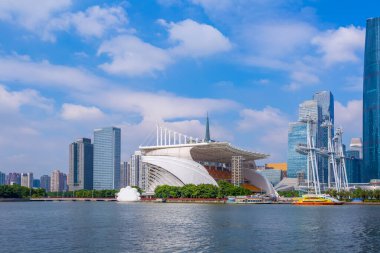 Kentsel mimari manzara ve ufuk çizgisi