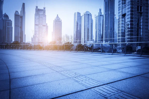 Skyline Urban Architectural Landscape Lujiazui — Stock Photo, Image