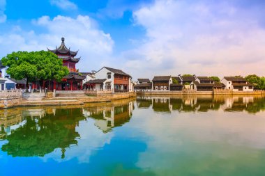 Çin, Asya 'daki Suzhou kasabası.