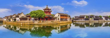 Çin 'deki Suzhou kasabası.