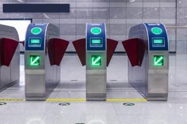 Metro giriş ve çıkış kapısı makinesi