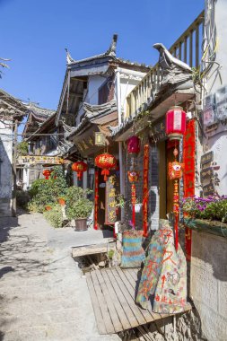 Yunnan 'daki antik Lijiang şehri.