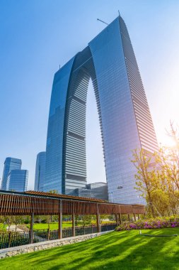 Suzhou CBD finans merkezi gökdeleni