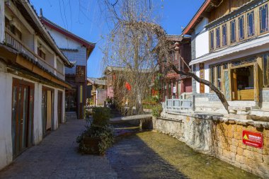 Yunnan 'daki antik Lijiang şehri.