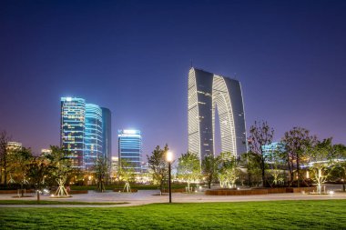 Suzhou CBD finans merkezi gökdeleni