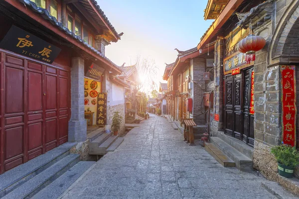 Αρχαία Πόλη Lijiang Στο Yunnan — Φωτογραφία Αρχείου