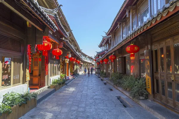 Αρχαία Πόλη Lijiang Στο Yunnan — Φωτογραφία Αρχείου