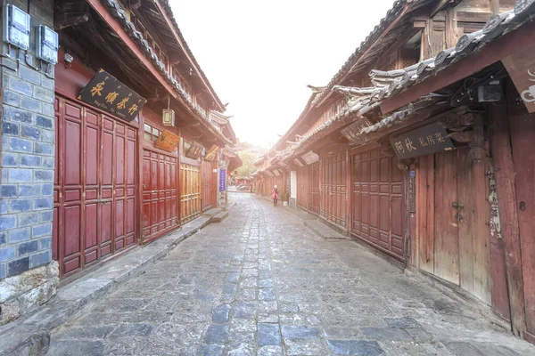 Αρχαία Πόλη Lijiang Στο Yunnan — Φωτογραφία Αρχείου