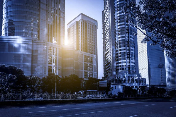 Finanzbezirk Shanghai Lujiazui — Stockfoto