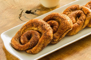 Teaparty with  traditional Dutch Zeeuwse bolussen