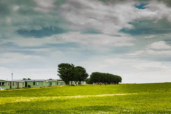 Cabañas Paisaje Escocés — Foto de Stock