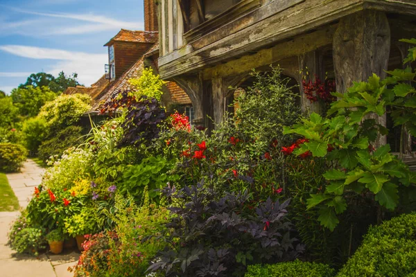 Summer Great Dixter Uma Casa Jardins Northiam East Sussex — Fotografia de Stock