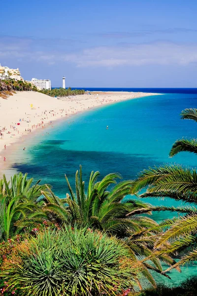 Playa de Morro Jable, Fuerteventura, İspanya.