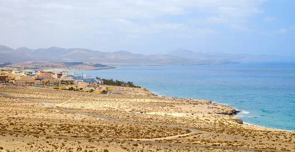 Strand Playa de Sotovento op het Canarische eiland Fuerteventura, Spa — Stockfoto