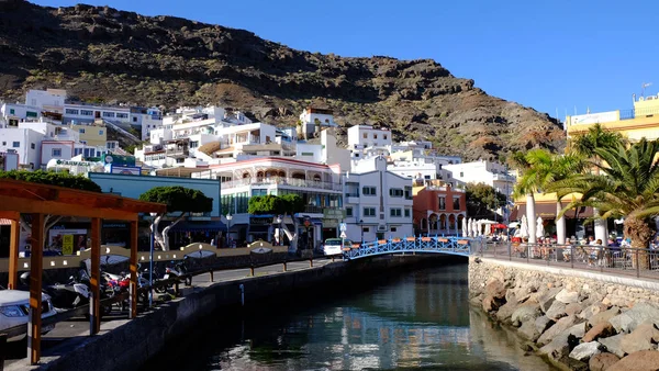 Village Puerto de Mogan sur Gran Canaria, Îles Canaries, Espagne - 13.02.2017 . — Photo