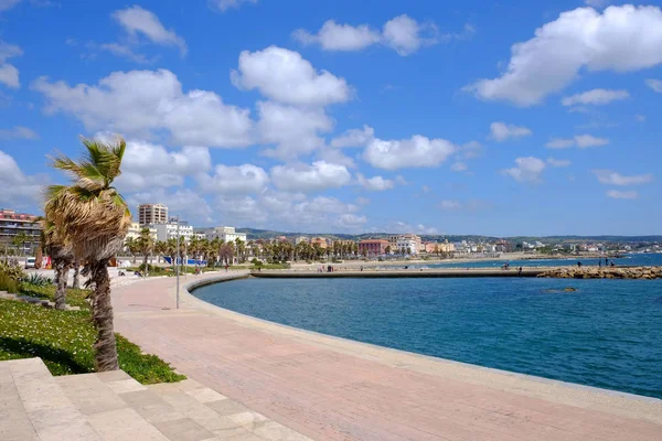 Civitavecchia, İtalya'nın set of görünümü.