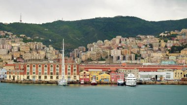 Bağlantı noktası ve Cenova, İtalya'nın mimari görüntüleme.