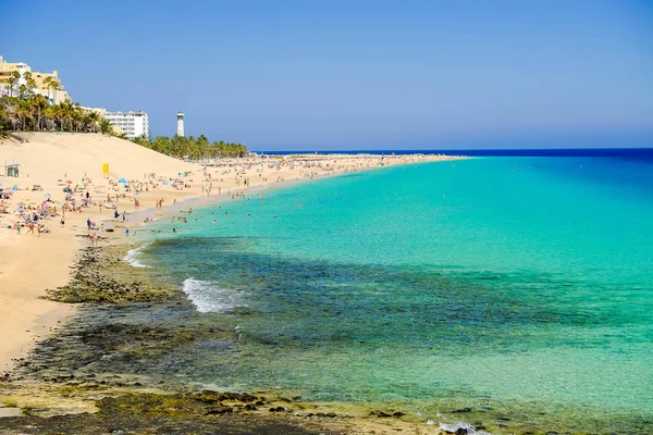 Utsikt på Playa del Matorral på Fuerteventura, Spanien. — Stockfoto