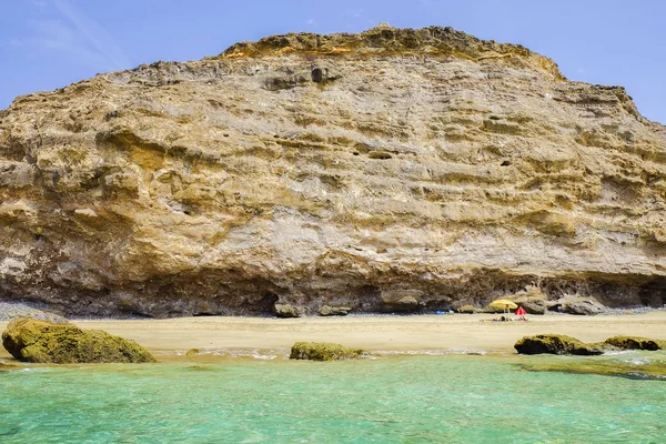 Beach Playa las Coloradas in Morro Jable on Fuerteventura, Spain — 스톡 사진