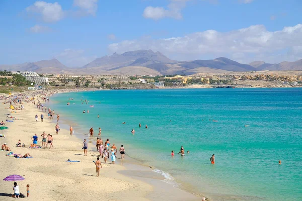 COSTA CALMA, FUERTEVENTURA SPAIN - 22.OCTOBER 2017: Beach Costa Calma. — 스톡 사진