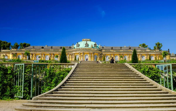 Potsdam, Almanya - 29 Ağustos 2017: Sans-Souci Sarayı Posdam '