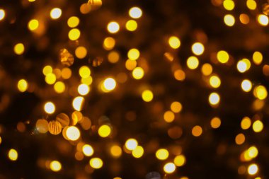 Noel arka plan ile altın bokeh.